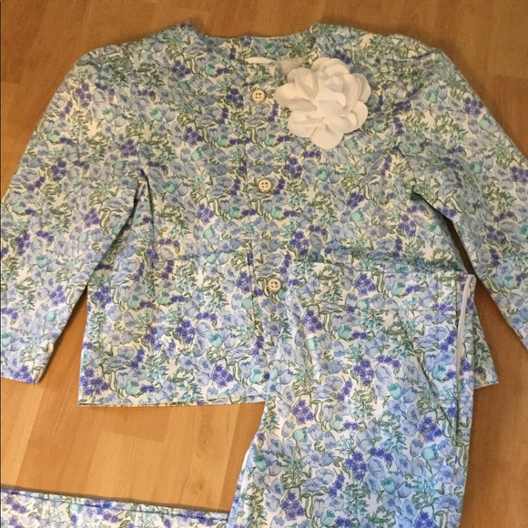 Janie Jack girl outfit set blazer pants new